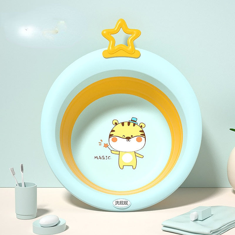 Wholesale Baby Toddler Foldable Basin Hanging Baby Supplies Plastic